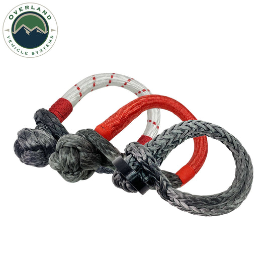 Overland Vehicle Systems Soft Shackle 5/8" 44,500 Lb. With Collar - 22" With Storage Bag
