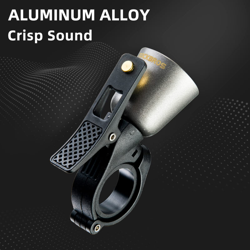 Load image into Gallery viewer, ROCKBROS Classic Brass Bike Bell Loud Easy Install Fits Most Handlebars
