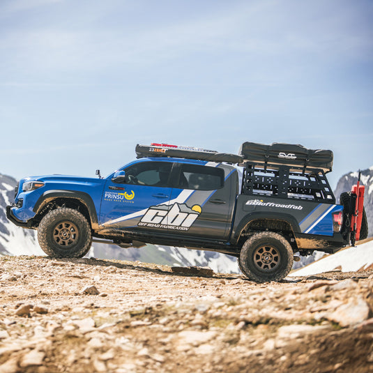 CBI Off Road Toyota Tacoma Roof Rack Height Bed Rack | 2005-2023