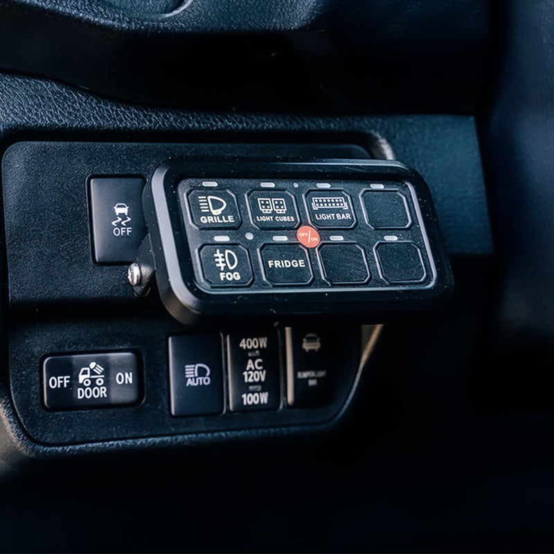 Load image into Gallery viewer, Vehicle Accessory 8 Switch Control System (Blue Backlighting)

