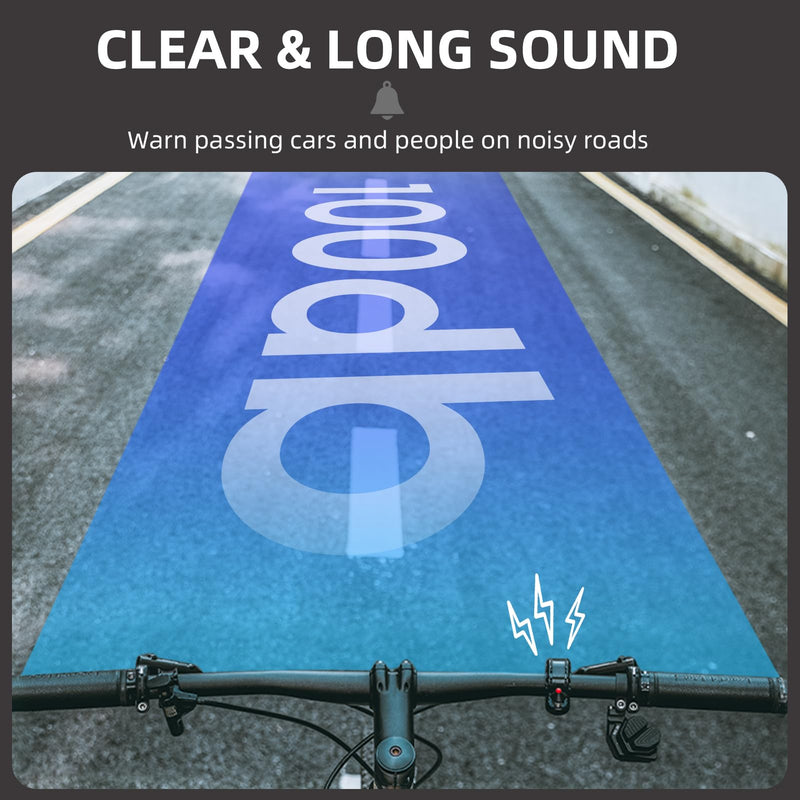 Load image into Gallery viewer, ROCKBROS Hidden Bike Bell Clear Loud Sound 22.2/25.4/31.8mm Bars 100DB Bike Horn
