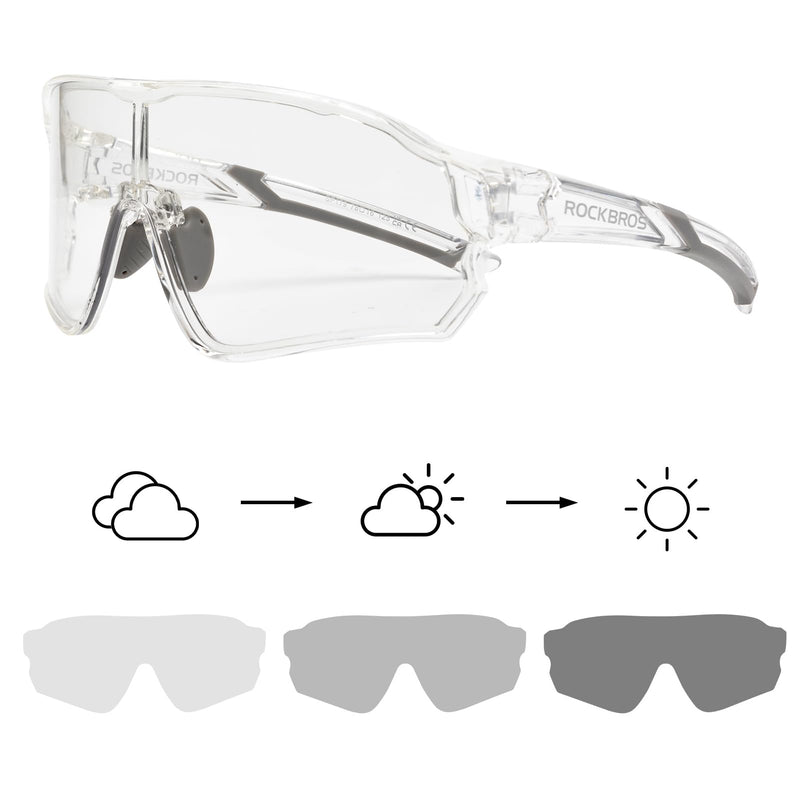 Load image into Gallery viewer, Thickened PC Lens Photochromic Sunglasses (UV400)
