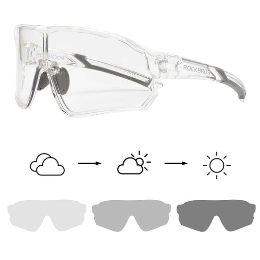 Thickened PC Lens Photochromic Sunglasses (UV400)