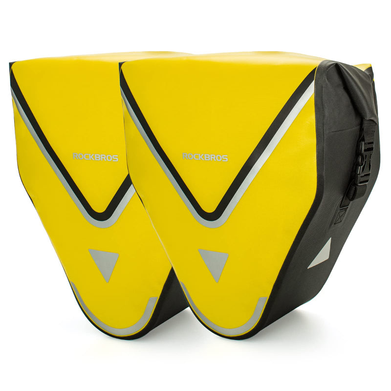 Load image into Gallery viewer, ROCKBROS 20L Triangle Waterproof Bike Rear Rack Pannier Bag for Grocery Touring Cycling
