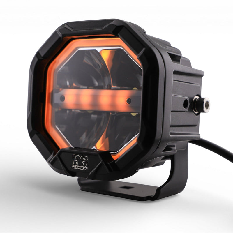 Load image into Gallery viewer, U-Con Interlocking Off Road LED Pod With Amber or White DRL Running Light
