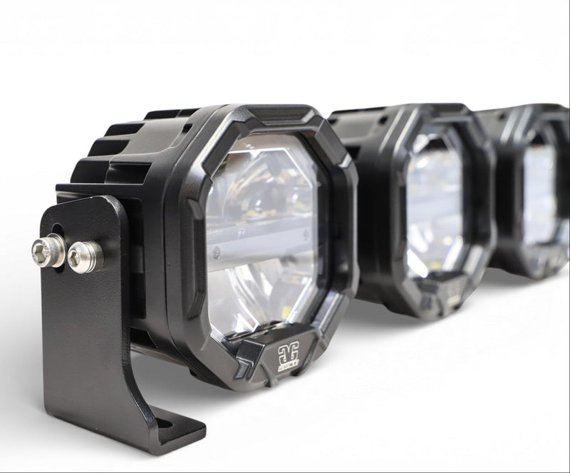 Load image into Gallery viewer, 6 Light U-Con Interlocking Off Road LED Pod With Amber or White DRL Running Light

