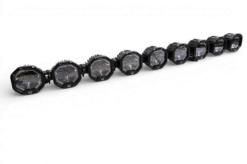 Load image into Gallery viewer, 9 Light U-Con Interlocking Off Road LED Pod With Amber or White DRL Running Light

