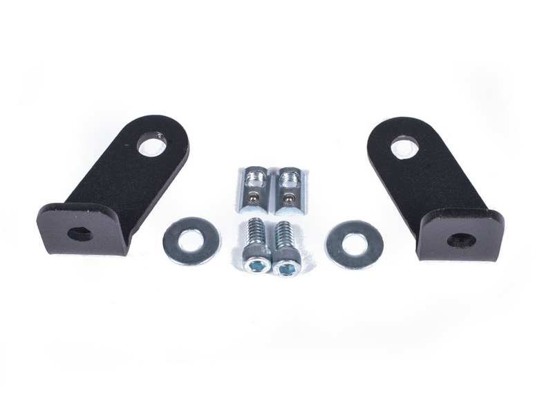 Load image into Gallery viewer, Dual Function Amber/White LED Light Bar Prinsu Mounting Bracket Kit
