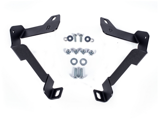 32inch Lower Bumper Hidden LED Light Bar Mounting Brackets For 2014-2021 Toyota Tundra