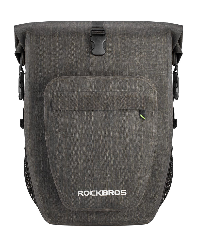 Load image into Gallery viewer, ROCKBROS 27L Waterproof Bike Pannier Bag Grocery Touring Cycling Large Capacity Rear Rack Bag
