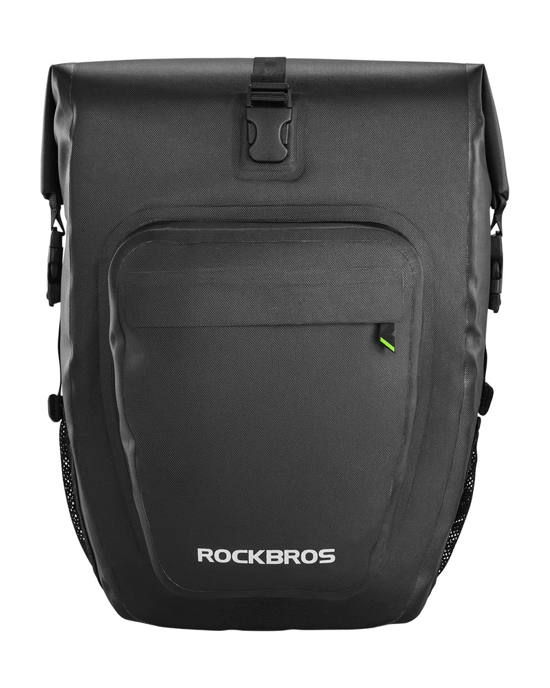 Load image into Gallery viewer, ROCKBROS 27L Waterproof Bike Pannier Bag Grocery Touring Cycling Large Capacity Rear Rack Bag
