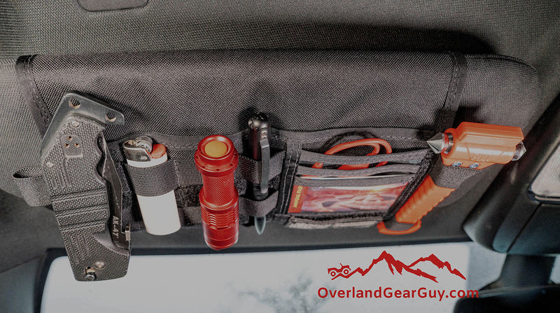 Load image into Gallery viewer, Jeep Gladiator MOLLE Visor Organizer - Tacoma Visor
