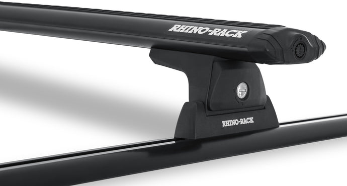 Rhino Rack Vortex RLT600 Trackmount Black 2 Bar Roof Rack - Toyota Tundra