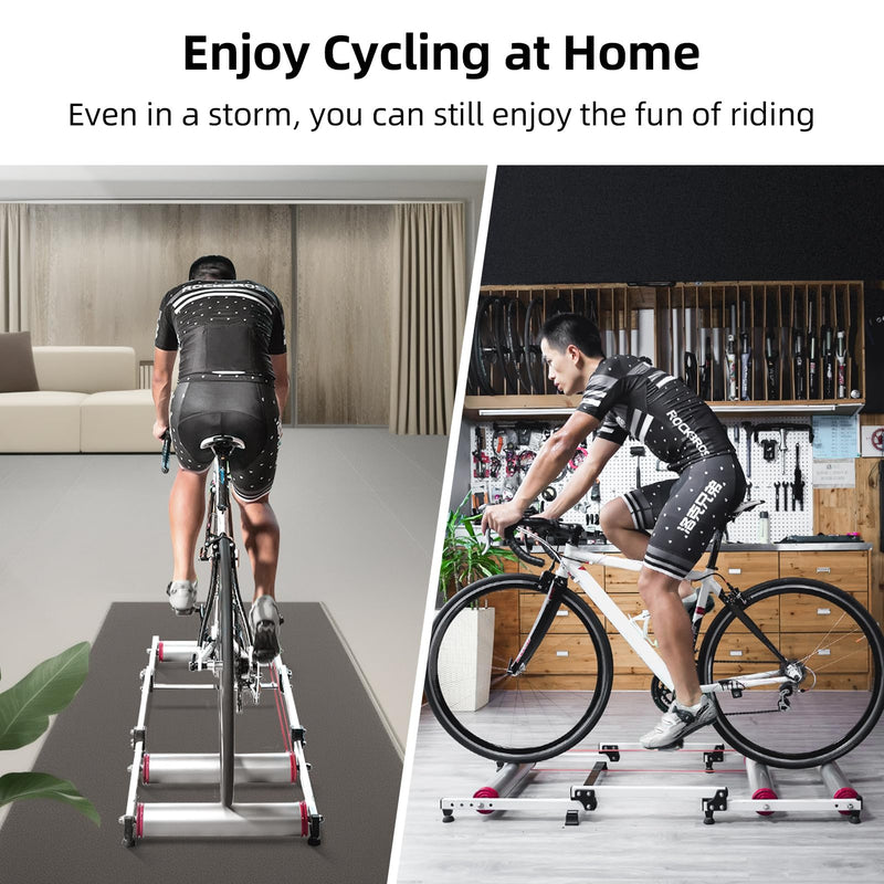 Load image into Gallery viewer, Foldable Adjustable Bike Rollers with Resistance for Indoor Exercise
