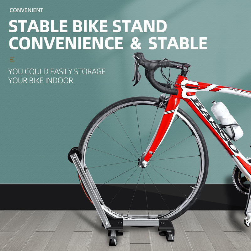 Load image into Gallery viewer, Foldable Alloy Indoor Bike Stand for 20"-29" Wheels
