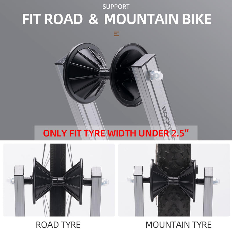 Load image into Gallery viewer, Foldable Alloy Indoor Bike Stand for 20"-29" Wheels
