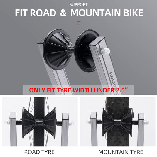 Foldable Alloy Indoor Bike Stand for 20"-29" Wheels