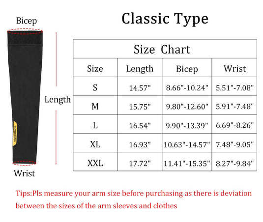 ROCKBROS Sun Protection Arm Sleeves Cooling for Running Golf Fishing Cycling