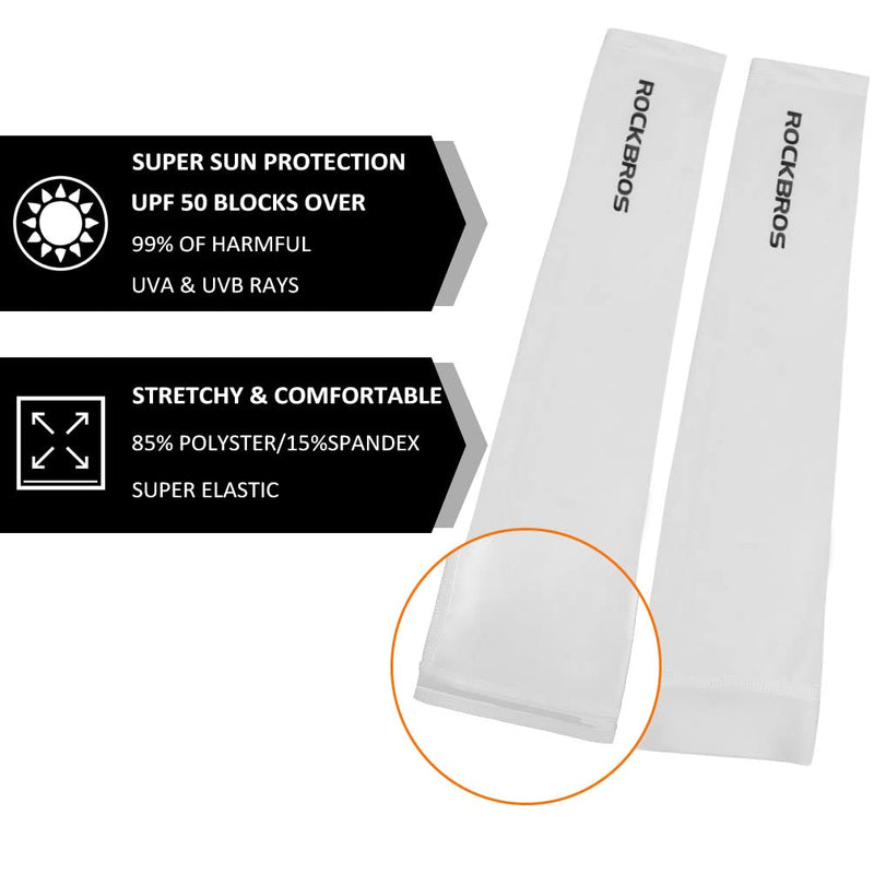 Load image into Gallery viewer, ROCKBROS Sun Protection Arm Sleeves Cooling for Running Golf Fishing Cycling
