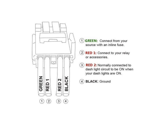 Tall Style Toyota OEM Style "REVERSE LIGHTS" Switch
