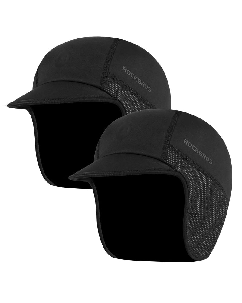 Load image into Gallery viewer, ROCKBROS Winter Cycling Caps for Men Women Windproof Hat with Sun Visor Under Helmet Liner
