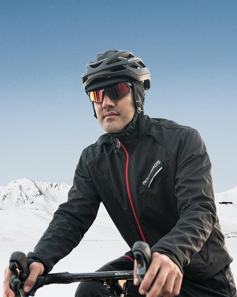 Load image into Gallery viewer, ROCKBROS Winter Cycling Caps for Men Women Windproof Hat with Sun Visor Under Helmet Liner
