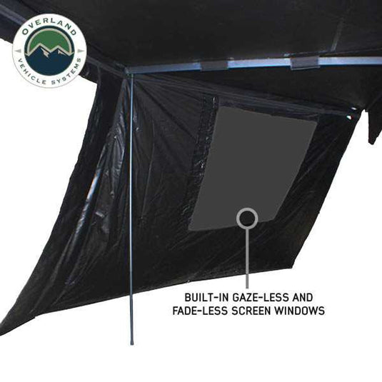 OVS XD Nomadic 270 Degree Awning Walls W/Black Out, Black Body and Trim W/Storage Bag