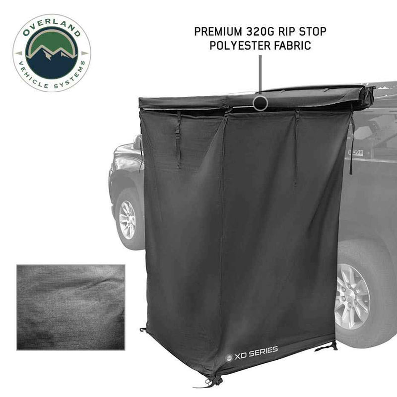 Load image into Gallery viewer, OVS XD Nomadic 90 Degree Pivot Shower Awning - Quick Deploying w/Light Strip &amp; Black Out
