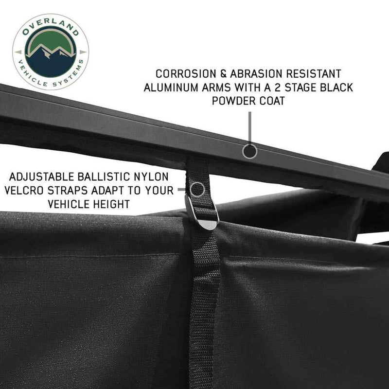 Load image into Gallery viewer, OVS XD Nomadic 90 Degree Pivot Shower Awning - Quick Deploying w/Light Strip &amp; Black Out
