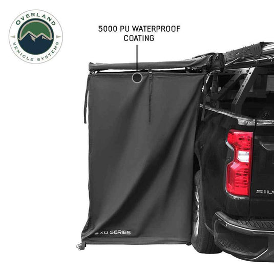 OVS XD Nomadic 90 Degree Pivot Shower Awning - Quick Deploying w/Light Strip & Black Out