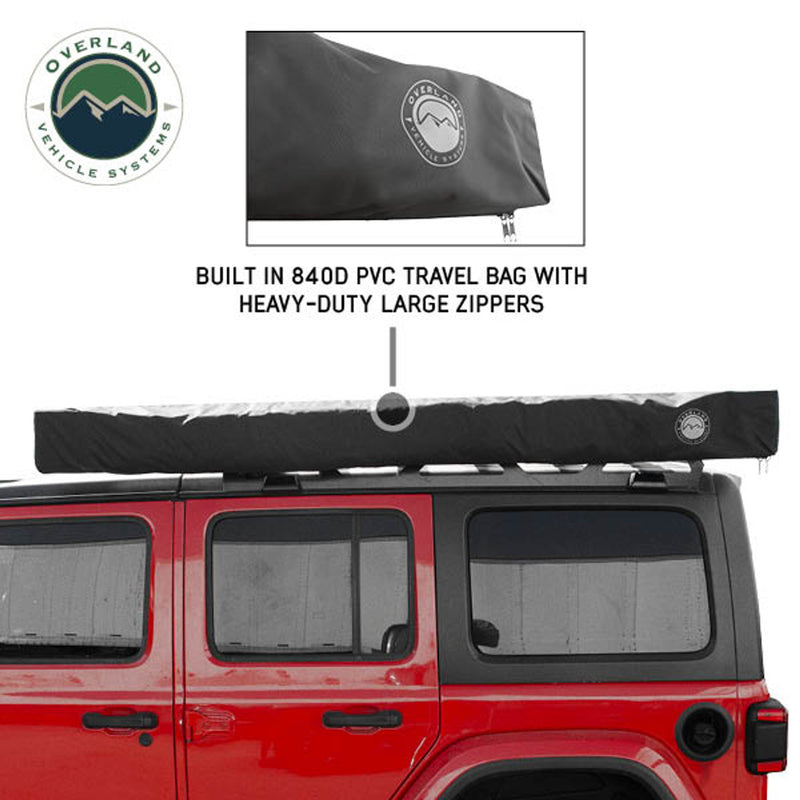 Load image into Gallery viewer, OVS XD Nomadic 180 - Awning, Universal, Black Body, Black Trim W/Black Travel Bag
