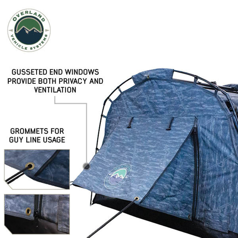 Load image into Gallery viewer, OVS XD Khumbu 2 Swag Ground Tent, Grey Body &amp; Black Rainfly
