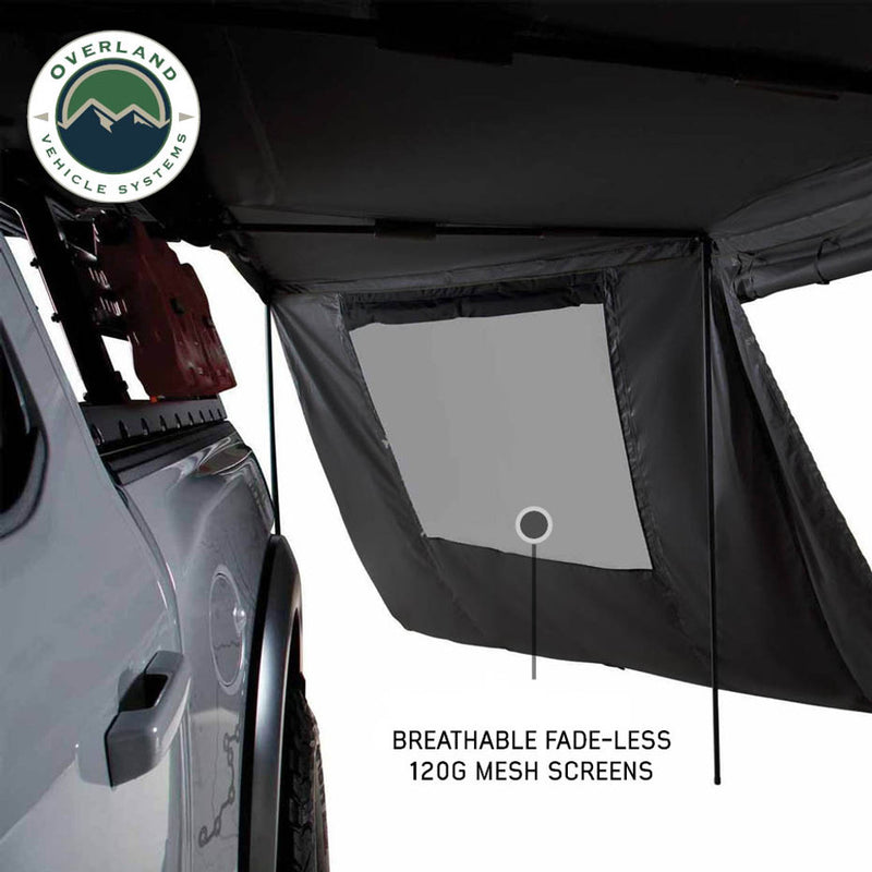 Load image into Gallery viewer, OVS XD Nomadic 180 LTE Awning Walls - Black Fabric and Trim - Universal
