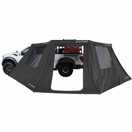 OVS XD Nomadic 180 LTE Awning Walls - Black Fabric and Trim - Universal
