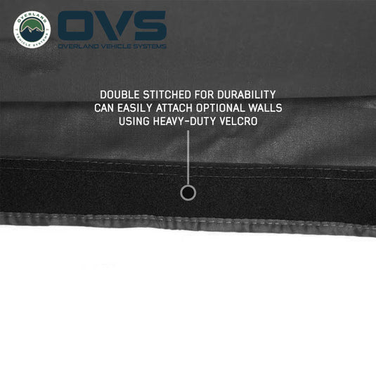OVS XD Nomadic 270 LTE Awning - Black Fabric and Travel Cover