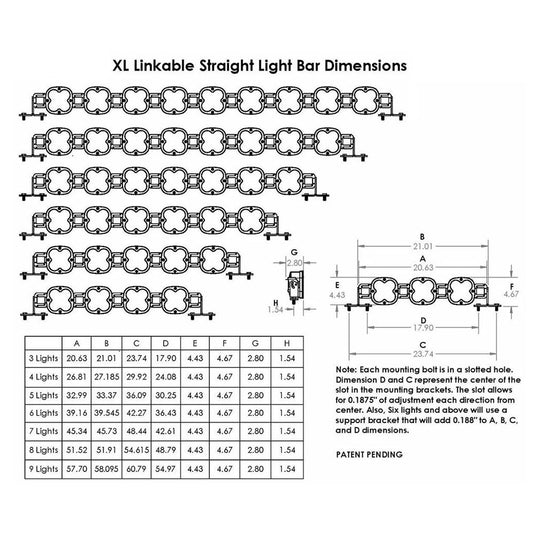 Baja Designs XL Pro Linkable LED Light Bar - Universal