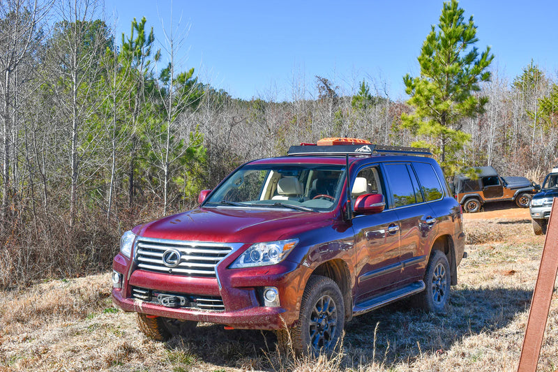 Load image into Gallery viewer, LFD Off Road 3/4 Stainless Steel Roof Rack - LX570
