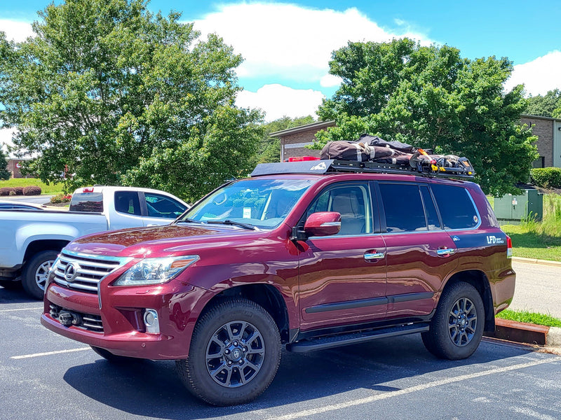 Load image into Gallery viewer, Full Stainless Steel Roof Rack - Land Cruiser 200

