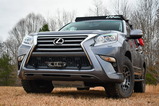 Adjustable Hidden Winch Mount with Recovery Points - GX460