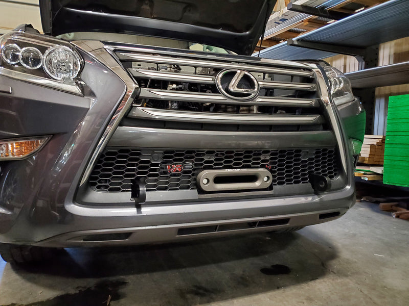 Load image into Gallery viewer, Adjustable Hidden Winch Mount with Recovery Points - GX460
