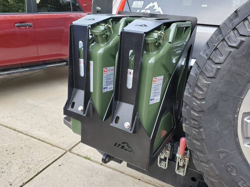 Load image into Gallery viewer, Dual Jerry Can Mount - Universal
