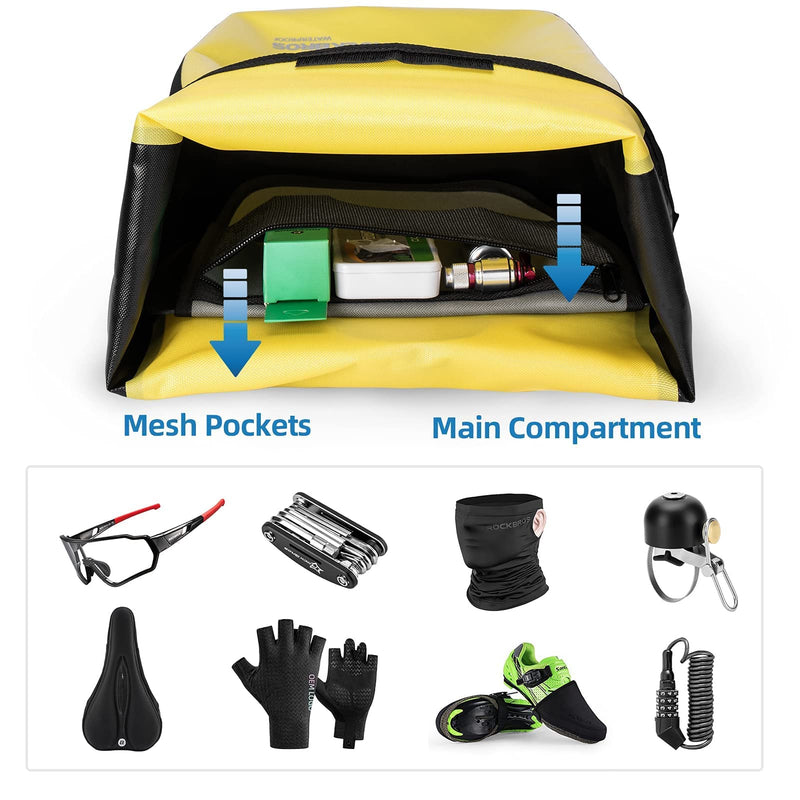 Load image into Gallery viewer, ROCKBROS Front Roller Panniers Bag Sturdy with Handle Shoulder Strap 1 Pair
