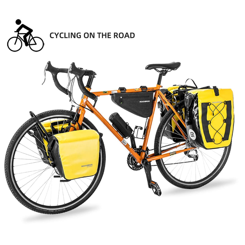 Load image into Gallery viewer, ROCKBROS Front Roller Panniers Bag Sturdy with Handle Shoulder Strap 1 Pair
