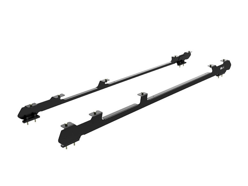 Load image into Gallery viewer, Front Runner Slimline II Roof Rack Kit for Toyota 4Runner 4th Gen isolated on white background with mounting brackets visible.
