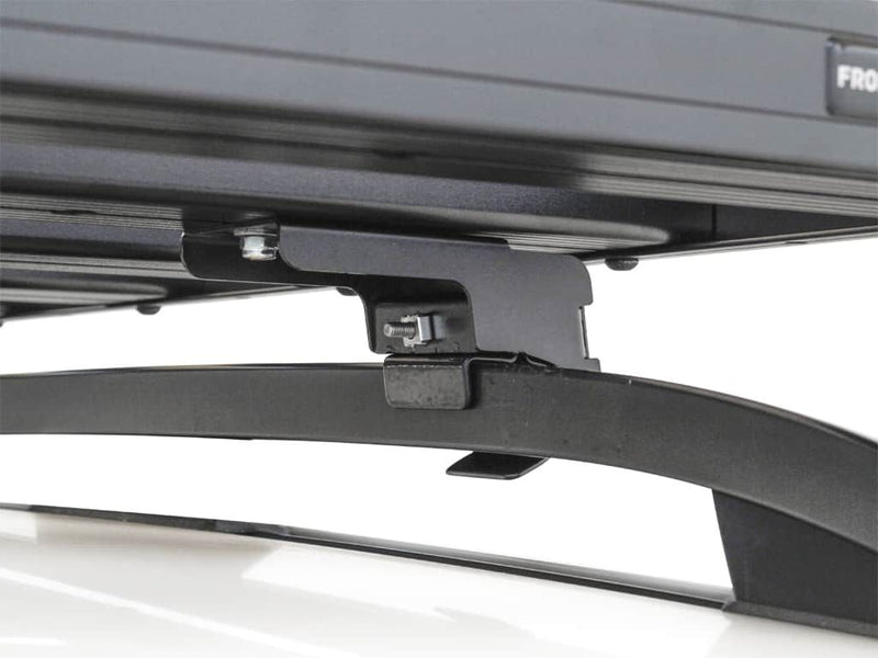 Load image into Gallery viewer, Close-up of the Front Runner Slimline II Roof Rail Rack mounting bracket for Jeep Cherokee KL 2014-Current models
