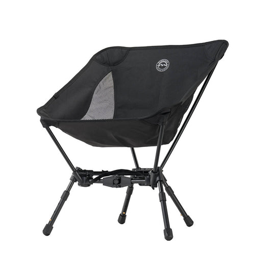 Overland Vehicle Systems collapsible aluminum frame camping chair, compact and portable for camping or travel.