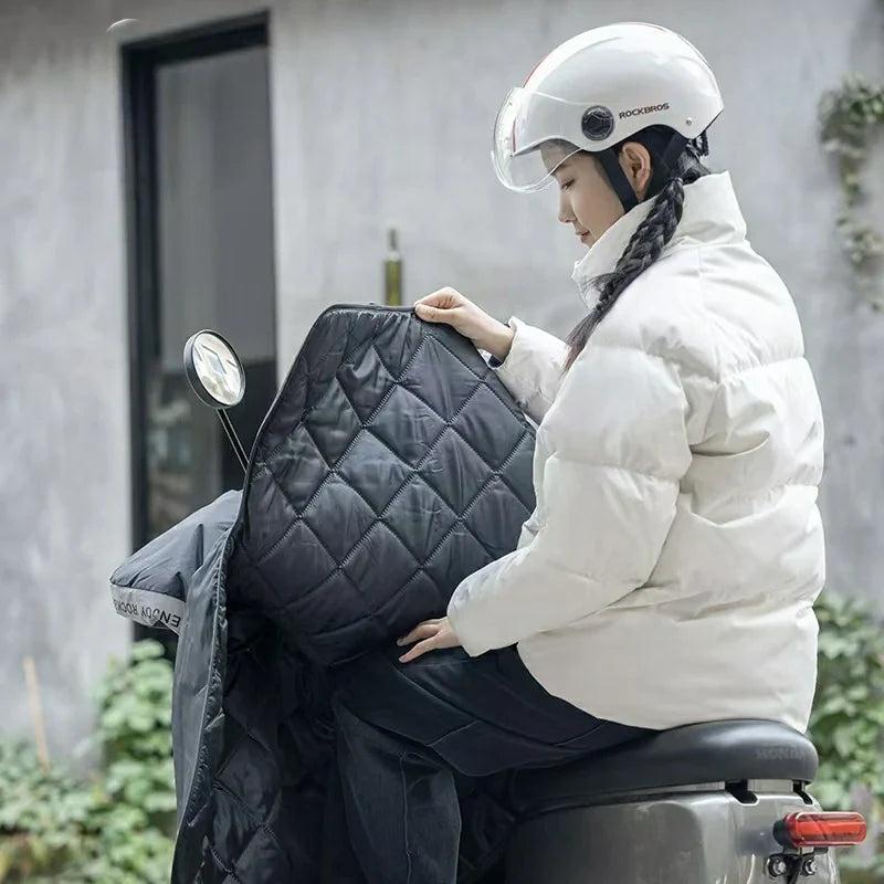 Load image into Gallery viewer, ROCKBROS Winter Electric Scooter Handlebar Muff Windproof Waterproof Leg Cover
