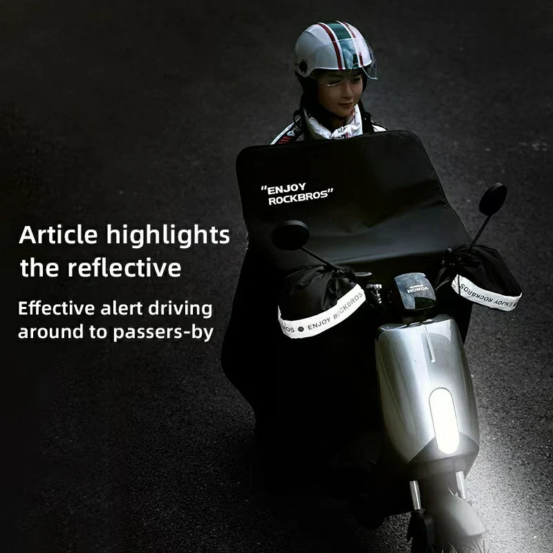 Load image into Gallery viewer, ROCKBROS Winter Electric Scooter Handlebar Muff Windproof Waterproof Leg Cover
