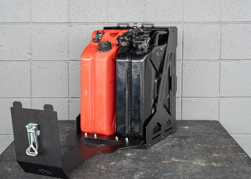 Load image into Gallery viewer, Jerry's Can Holder - Dual Universal Jerry Can Carrier
