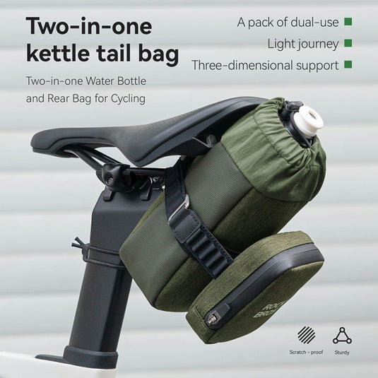 Cycling Two-in-one Bicycle Kettle Tail Bag